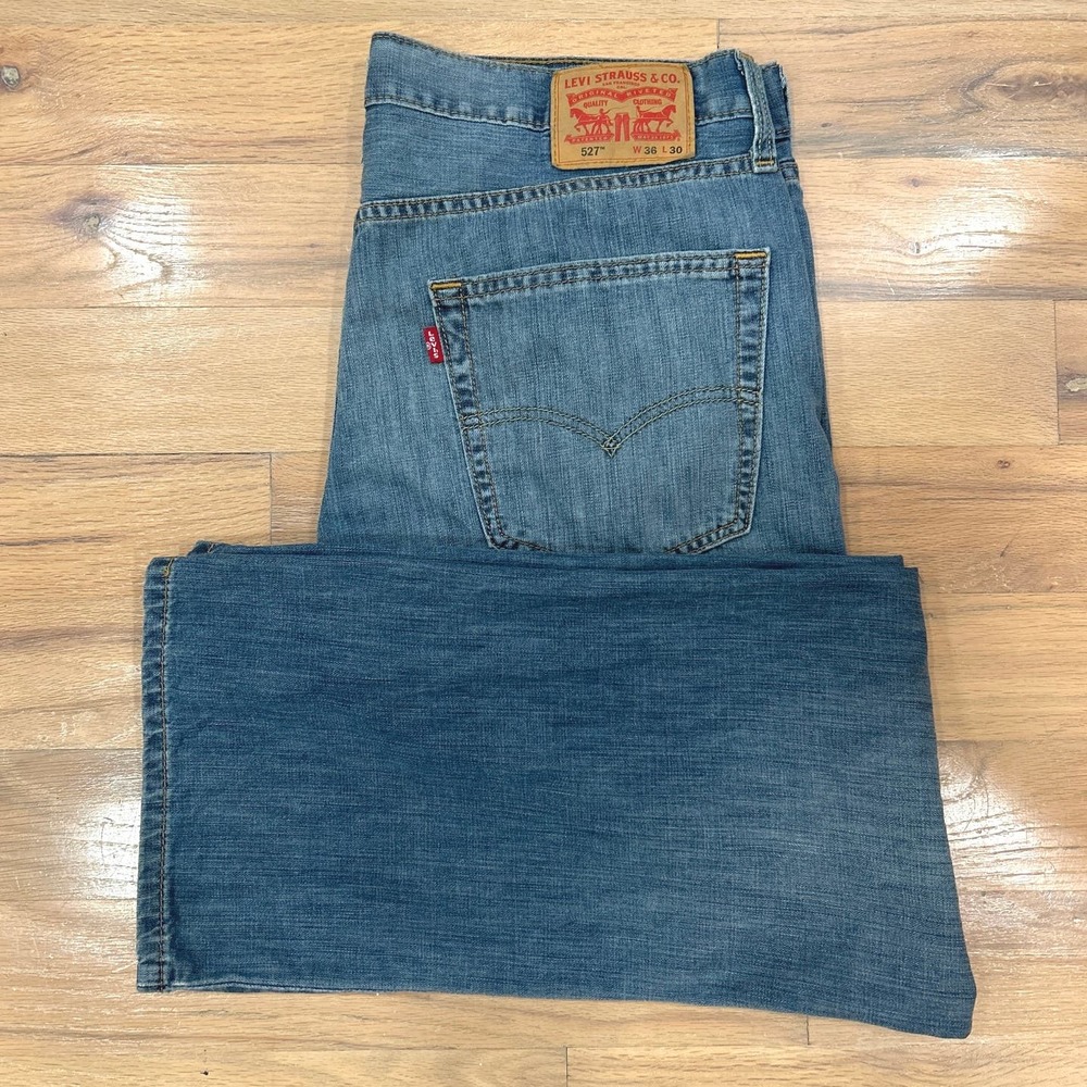 Men’s Levi’s 527 Bootcut Waterless Jeans 36x30 Gem
